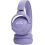 JBL Tune 520BT Auriculares Inalambricos Supraaurales Pure Bass Bluetooth 5.3, 57h Autonomia, Microfono, Plegables, Color Purpura, TUNE 520BT PUR